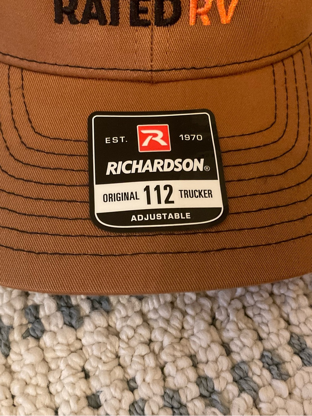Brown Rated RV Trucker Hat - Picture 3 of 4